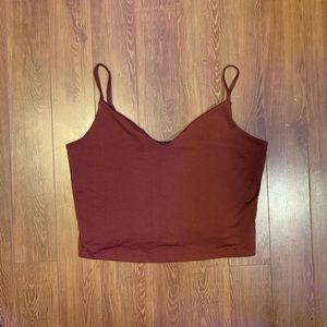 🦋3 for $20🦋 Dynamite Burgundy Tank Top- L